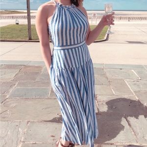 Elegant Striped Dress